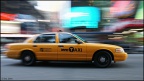 moving yellow cab