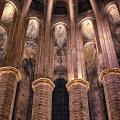 Gewoelbe basilica de santa maria del mar barcelona